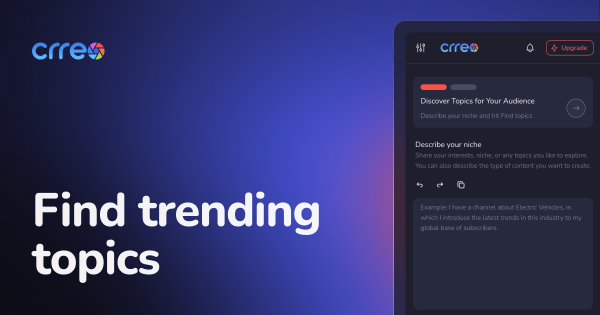 AI Topic Generator - Find Trending Topics for Your Niche